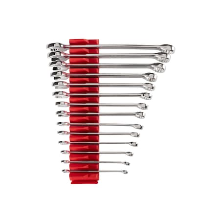 Tekton Combination Wrench Set with Modular Wrench Organizer, 14-Piece (6 - 19 mm) WCB95201